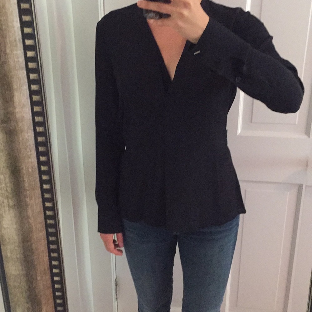 NWOT * OPEN BACK * Helmet Lang Blouse